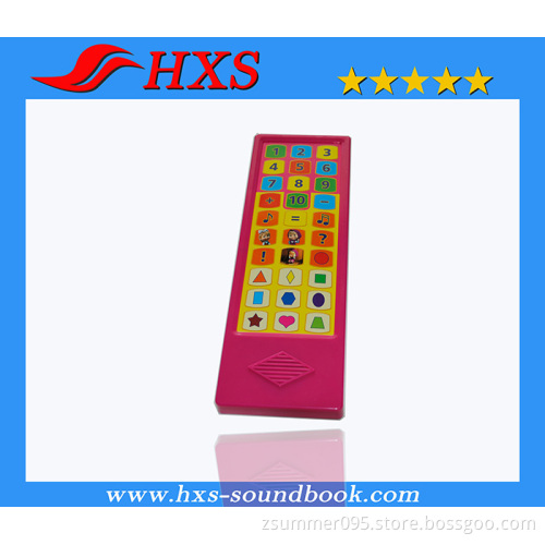 Pre-recorded Press Button Educational Sound Module for Books